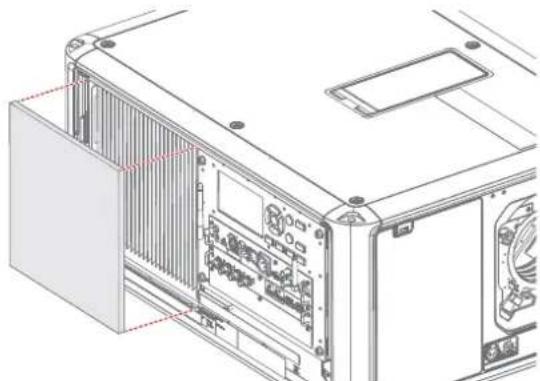 Barco Hodr - Retrait du filtre du côté droit - 2