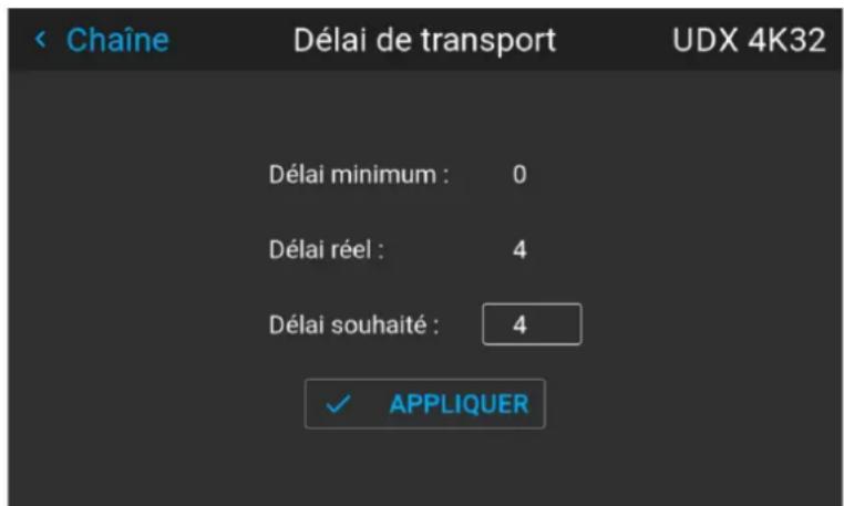 Barco Hodr - Comment configurer le retard de transport ? - 4