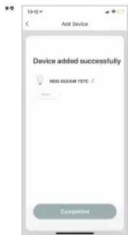 NGS GLEAM 1027C - Connecting the NGS GLEAM smart light (easy mode) - 2