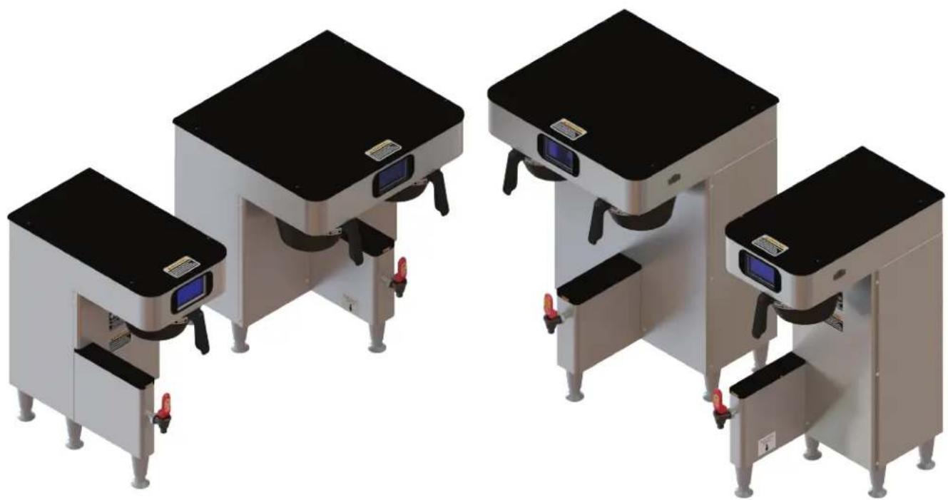 Bunn ICB-DV - IICB, ICB Jumelé, ICB Jumelé Grand, ICB-DV, ICB DV Grand avec des Serveurs ThermoFresh® - 1
