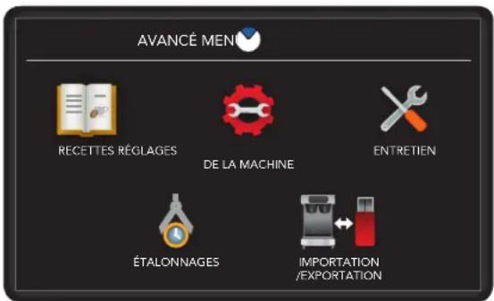 Bunn ICB-DV - MENU DE SERVICE - 1