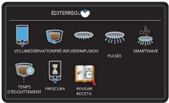 Bunn ICB Twin - MODIFICATION DES RECETTES - 1