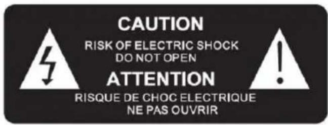 THOMSON SB350BTS - Safety warning and notice - 2