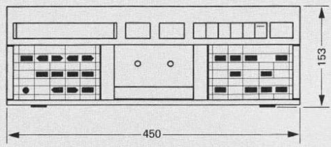 REVOX B215 - Dimensions (mm) - 1