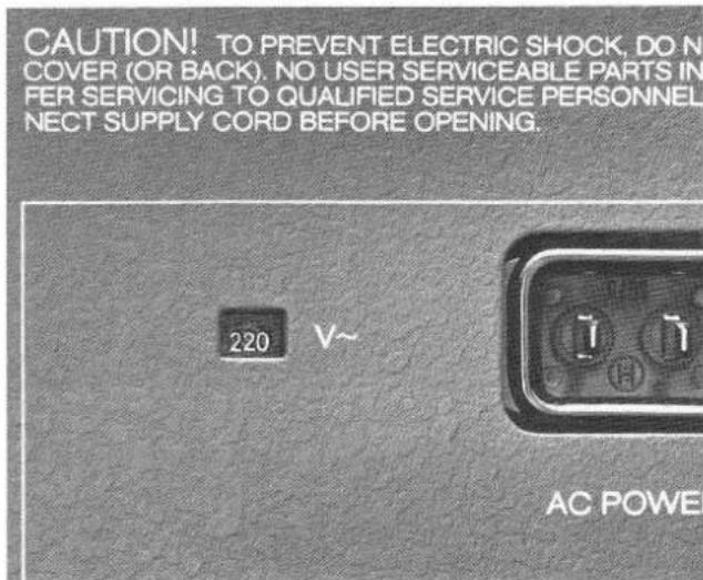 REVOX B215 - Contrôles précédant la mise en service - 1