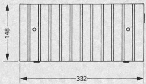 REVOX B215 - Dimensions (mm) - 2