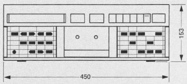 REVOX B215 - Abmessungen (mm) - 1