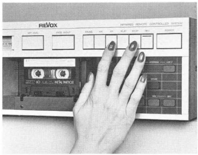 REVOX B215 - Tape transport commands - 1