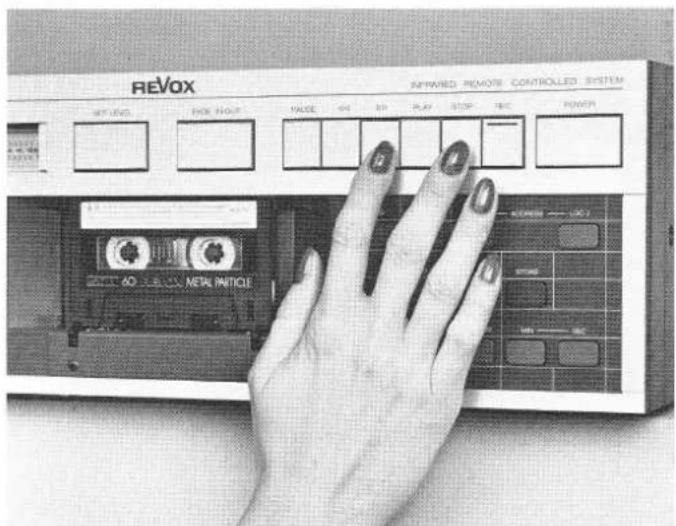 REVOX B215 - Utilisation du mécanisme - 1