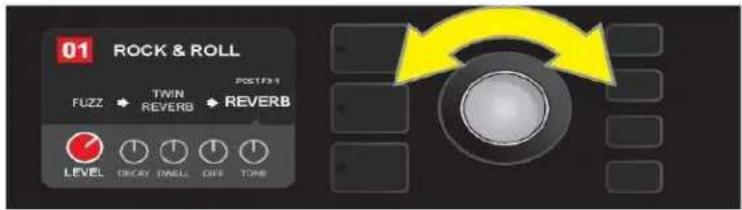 FENDER Mustang GTX100 - MODIFICATION DES PARAMÈTRES DES EFFETS - 4