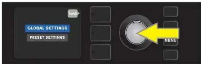 FENDER Mustang GTX100 - GLOBAL SETTINGS (PARAMÉTRAGE GÉNÉRAL) - 1