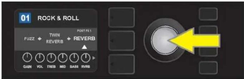 FENDER Mustang GTX100 - DÉPLACER UN EFFET - 1