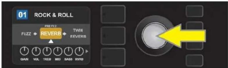 FENDER Mustang GTX100 - DÉPLACER UN EFFET - 4