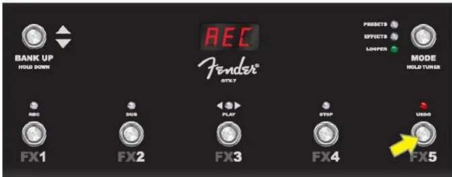 FENDER Mustang GTX100 - MODE BOUCLE (LOOPER) - 4