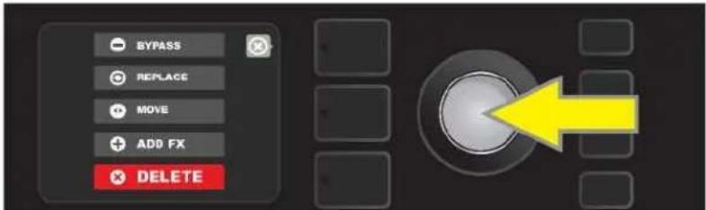 FENDER Mustang GTX100 - SUPPRIMER UN EFFET - 2