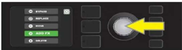 FENDER Mustang GTX100 - AJOUTER UN EFFET - 8