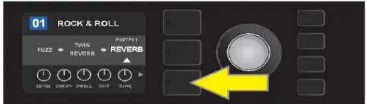 FENDER Mustang GTX100 - MODIFICATION DES PARAMÈTRES DES EFFETS - 1
