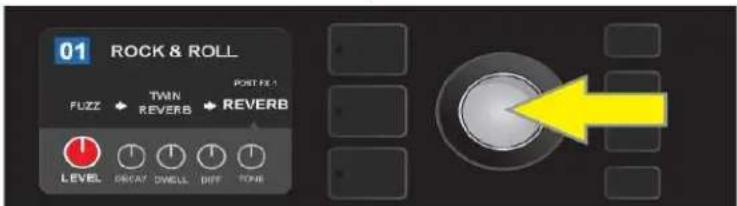 FENDER Mustang GTX100 - MODIFICATION DES PARAMÈTRES DES EFFETS - 3