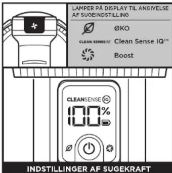 SHARK IZ400DE - INDSTILLINGER - 2