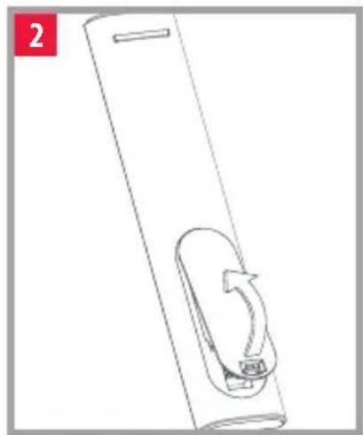 ONE FOR ALL Essence TV URC 1211 - BATTERIES - 2
