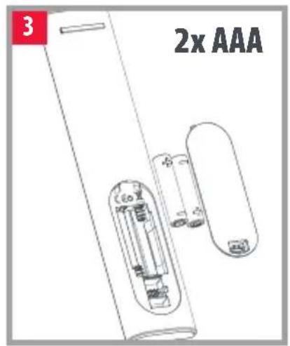 ONE FOR ALL Essence TV URC 1211 - DEUTSCH BATTERIEN - 8