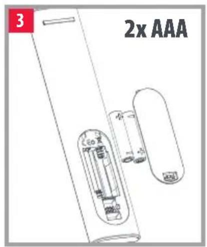 ONE FOR ALL Essence TV URC 1211 - DEUTSCH BATTERIEN - 2
