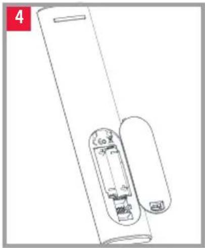 ONE FOR ALL Essence TV URC 1211 - BATTERIES - 4