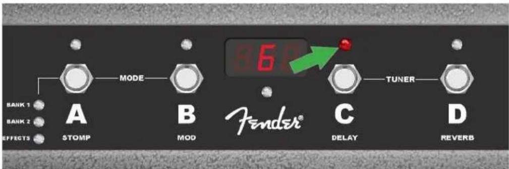 FENDER Mustang LT50 - PÉDALIER : ACCORDEUR - 2