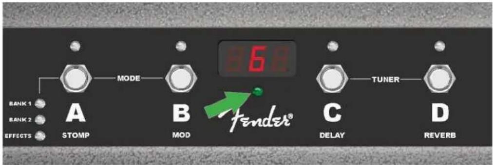 FENDER Mustang LT50 - PÉDALIER : ACCORDEUR - 3