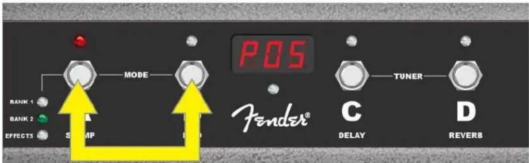 FENDER Mustang LT50 - PÉDALIER : ACCÈS RAPIDE AUX PRÉRÉGLAGES - 9