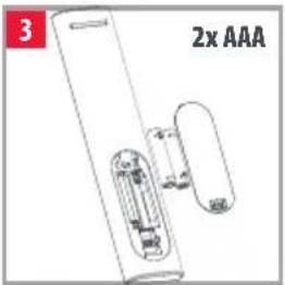 ONE FOR ALL Essence 4 URC 1241 - BATTERIES - 3