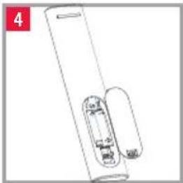 ONE FOR ALL Essence 4 URC 1241 - BATTERIES - 4