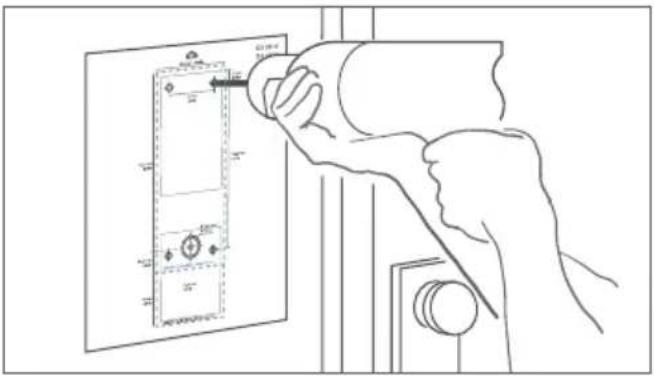 DoorBird D11x - MONTAGE DES RÜCKGEHÄUSES - 1
