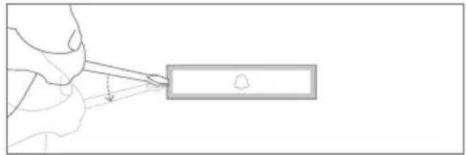 DoorBird D11x - CHANGER LA PLAQUE NOMINATIVE D'UN BOUTON D'APPEL - 1