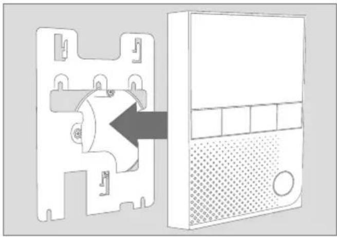 DoorBird A1101 - MONTAR EL DISPOSITIVO EN EL SOPORTE DE MONTAJE - 1