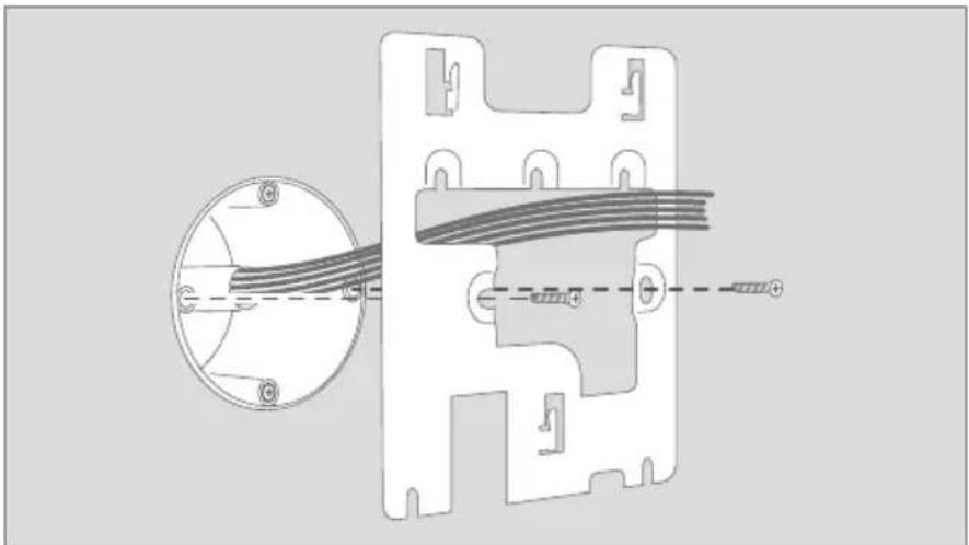 DoorBird A1101 - ASSEMBLEZ LE SUPPORT DE MONTAGE - 1