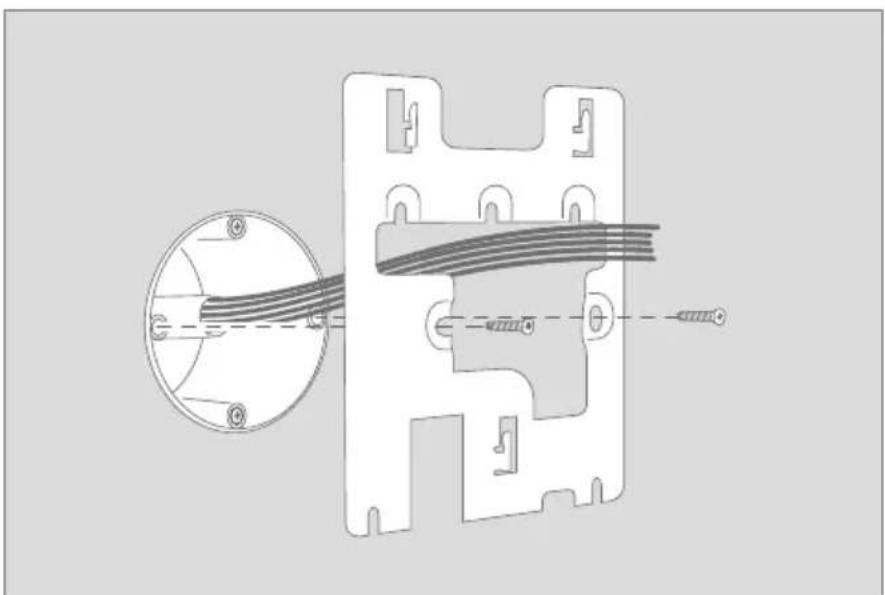 DoorBird A1101 - MONTAGEHALTER AN DER WAND MONTIEREN - 1