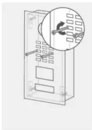 DoorBird D21x - MONTAJE DEL PANEL FRONTAL - 5