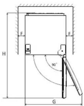 Exquisit KS117-V-040E - Inversion des charnières de la porte - 8
