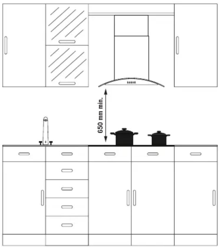 Simfer BIH 6404 - INSTALLATION DU DESSUS DE LA CUISINIÈRE - 1