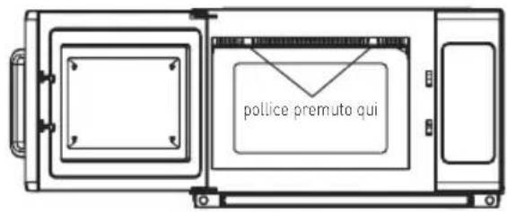 Hendi 281444 - Rimozione copertura del magnetron Rimontaggio della copertura del magnetron - 1