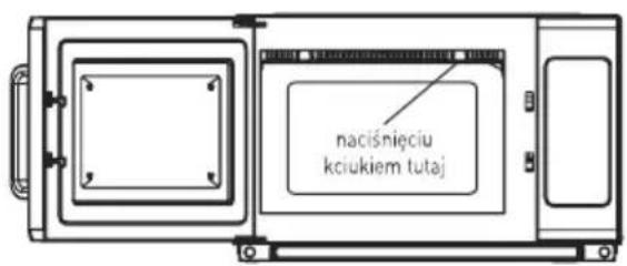 Hendi 281444 - Wyjmowanie ostony magnetronu Zakładanie ostony magnetronu - 4