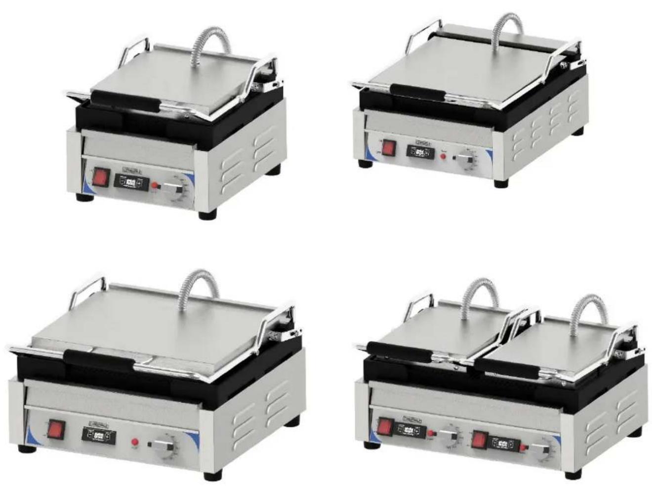 Casselin CGP2HRBLPT - PARRILLA PANINI PREMIUM - 1