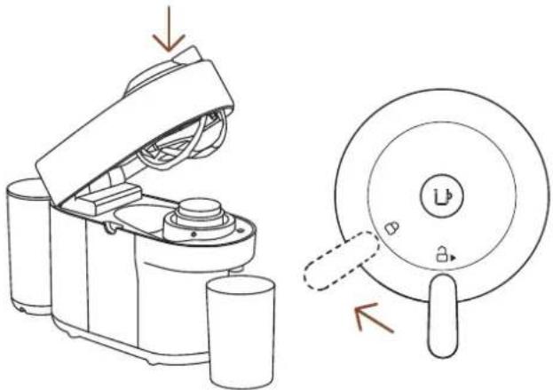 DELONGHI Nespresso Vertuo Pop - SVUOTARE IL SISTEMA - 3