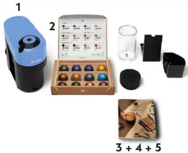 DELONGHI Nespresso Vertuo Pop - OBSAH BALENÍ - 1