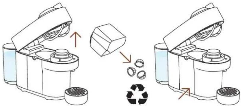 DELONGHI Nespresso Vertuo Pop - CLEANING - 4