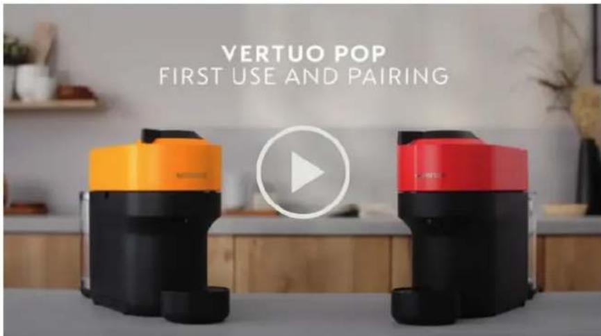 DELONGHI Nespresso Vertuo Pop - HOE VERBIND JE DE VERTUO POP MACHINE? - 1