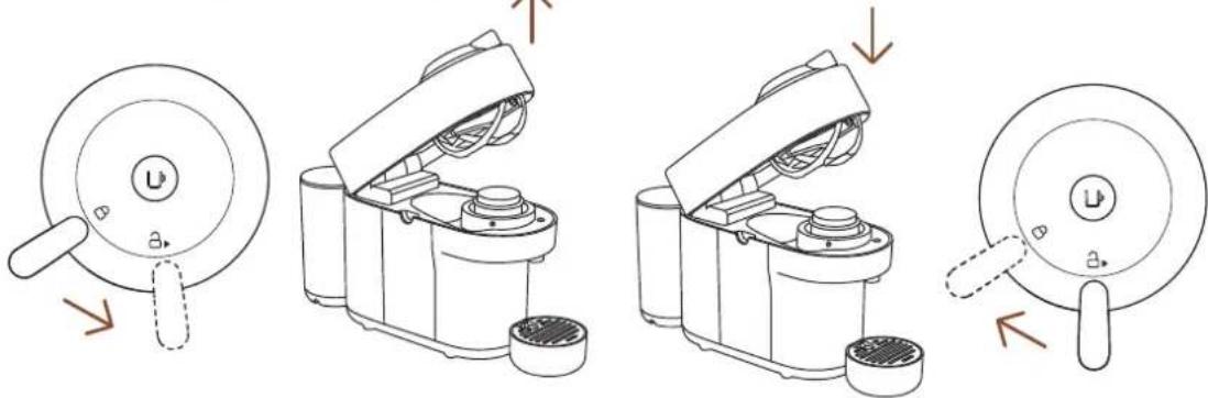 DELONGHI Nespresso Vertuo Pop - PORNIRE/OPRIRE - 1