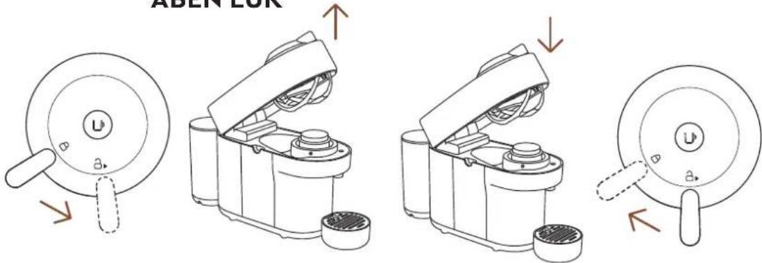 DELONGHI Nespresso Vertuo Pop - ÅBEN/LUK - 1