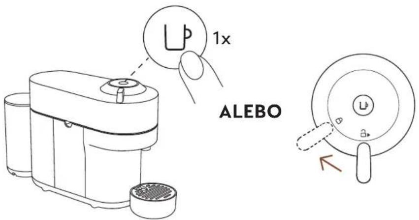 DELONGHI Nespresso Vertuo Pop - ZAPNUTIE/VYPNUTIE - 1